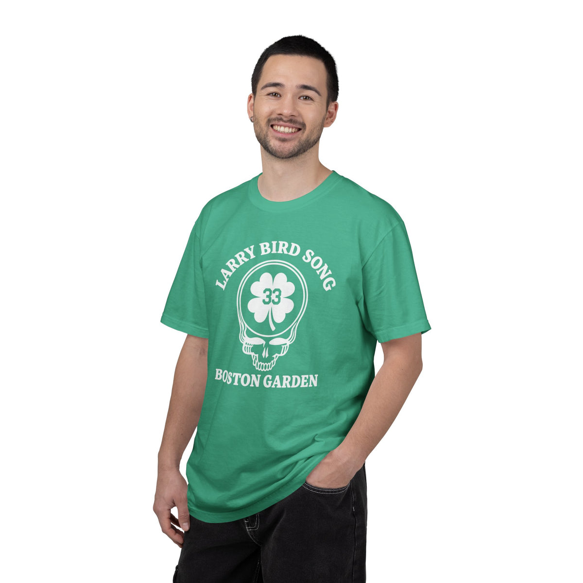 Larry Bird Song - Boston Deadhead t-shirt (Green)