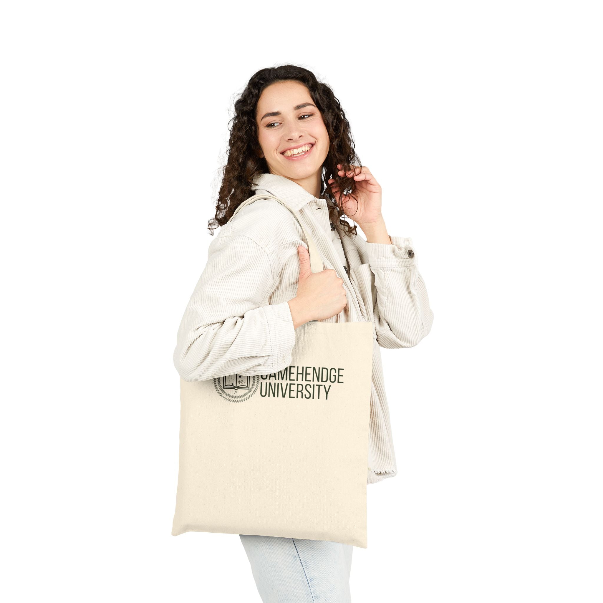Gamehendge University Canvas Tote — Eco-Friendly Book & Grocery Bag