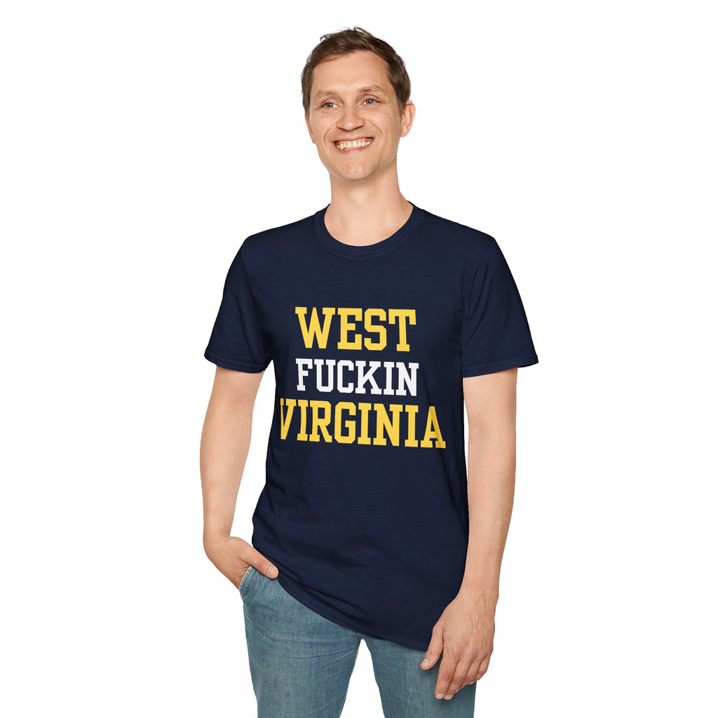 West Fuckin Virginia Shirt- WVU Football Tee
