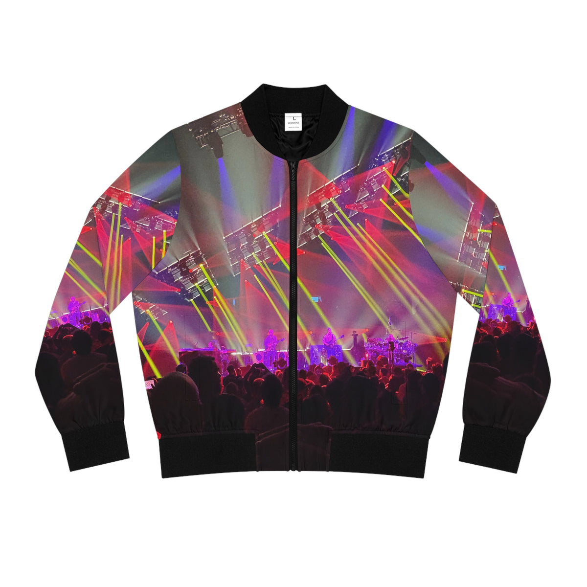 Women's Phish Lights Bomber Jacket (Red)