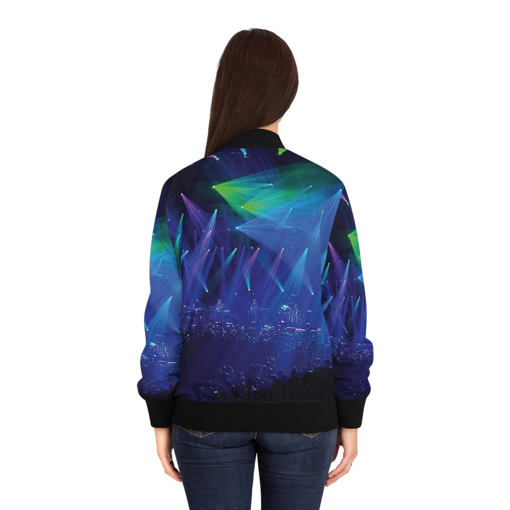 Women's Phish Lights Bomber Jacket (Blue)