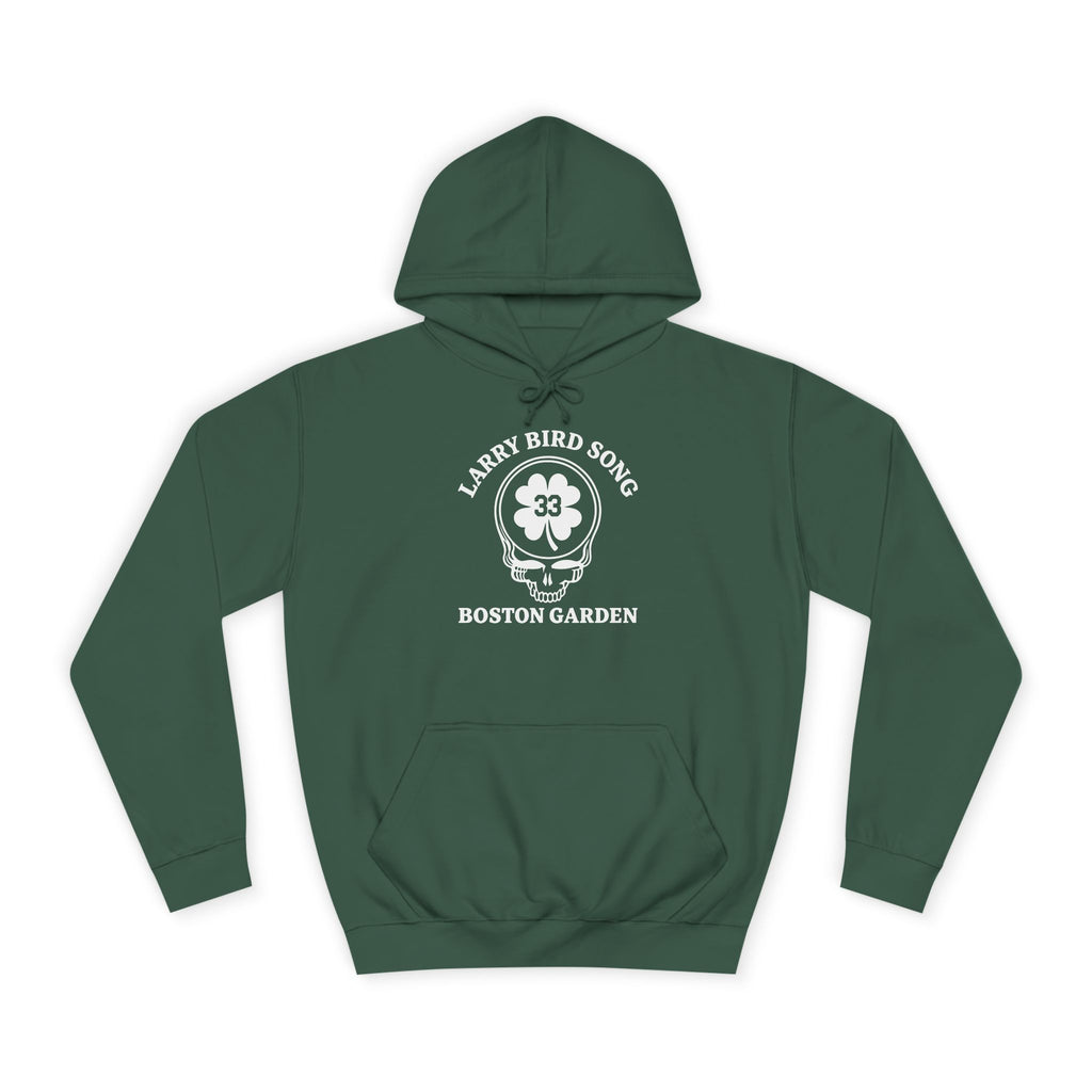 Larry Bird Song 33 Boston Garden Deadhead Basketball Hoodie