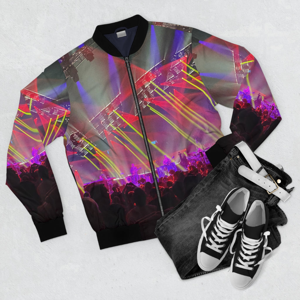 Men's Phish Lights Bomber Jacket (Red)
