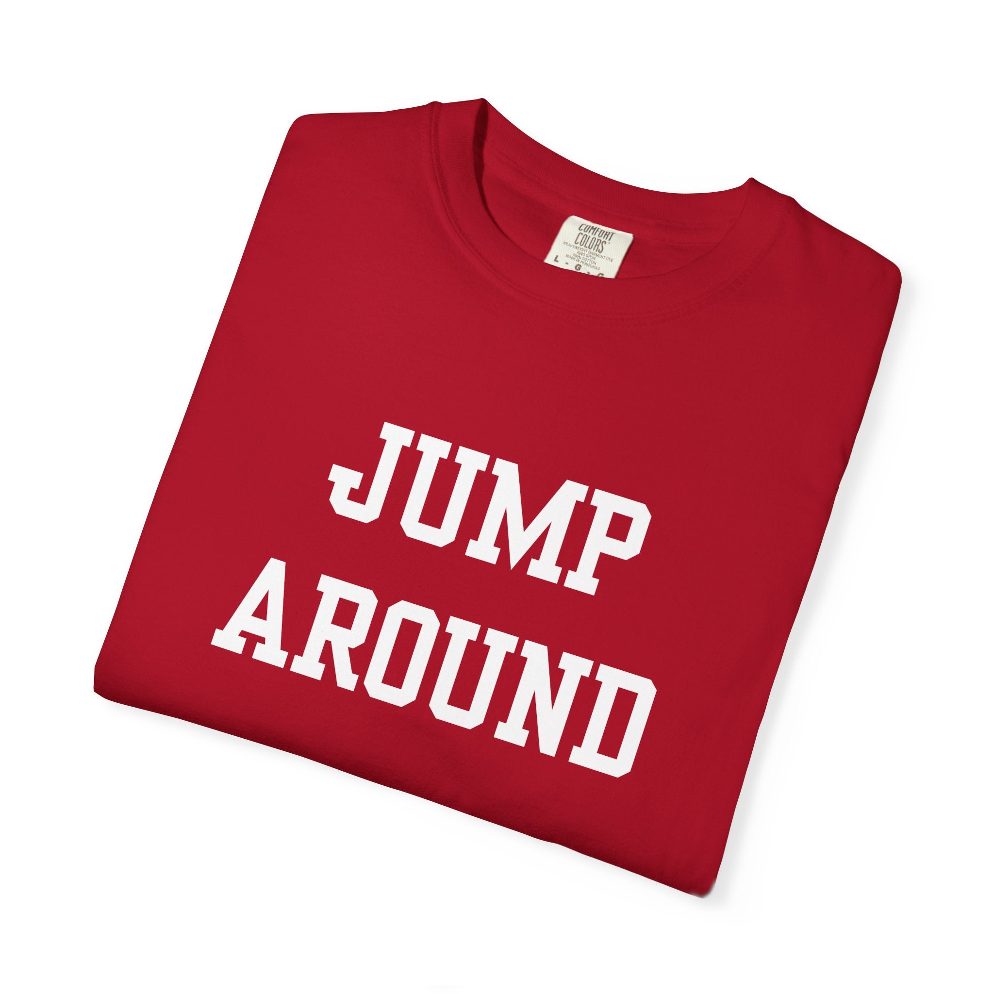 Jump Around T-Shirt — Retro Athletic Graphic Tee