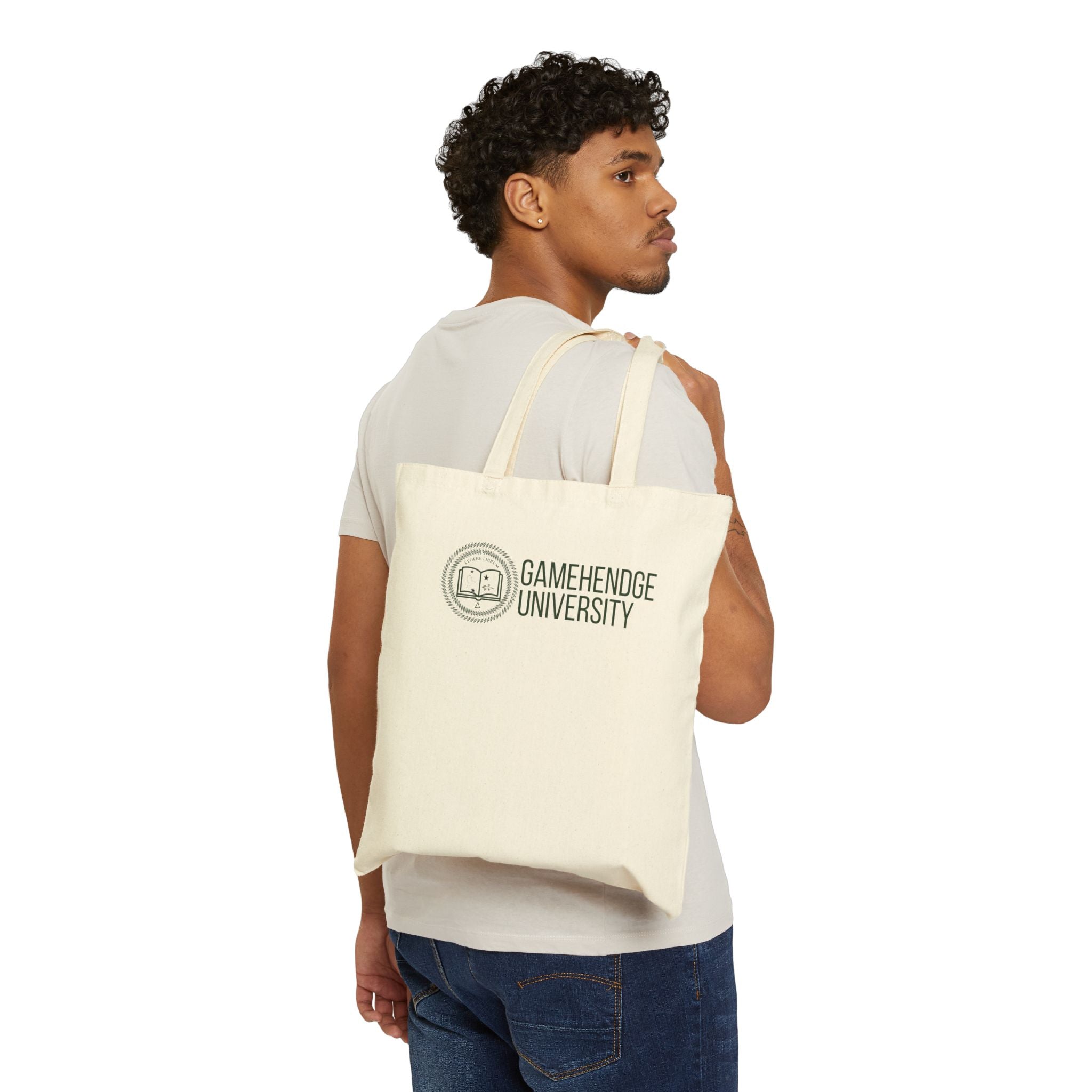 Gamehendge University Canvas Tote — Eco-Friendly Book & Grocery Bag