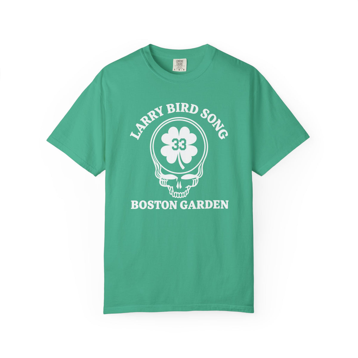 Larry Bird Song - Boston Deadhead t-shirt (Green)