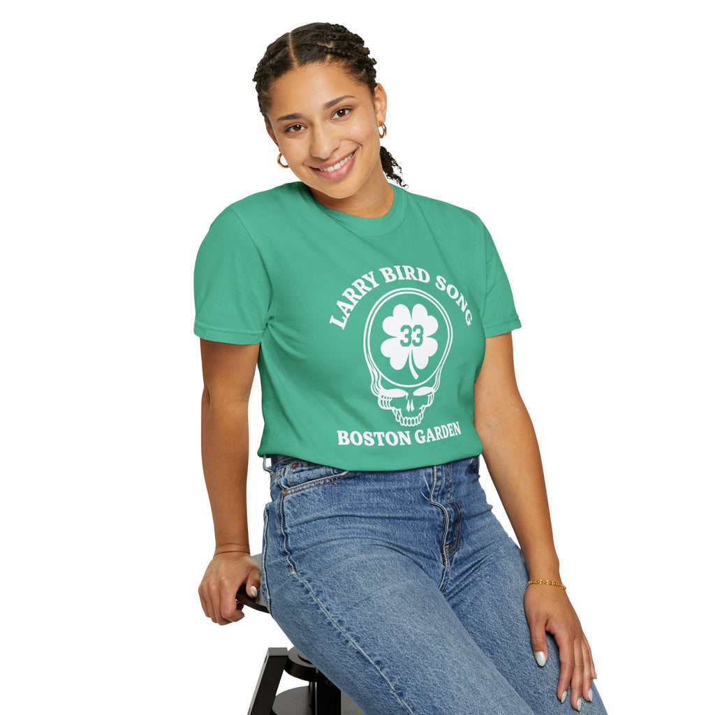 Larry Bird Song - Boston Deadhead t-shirt (Green)