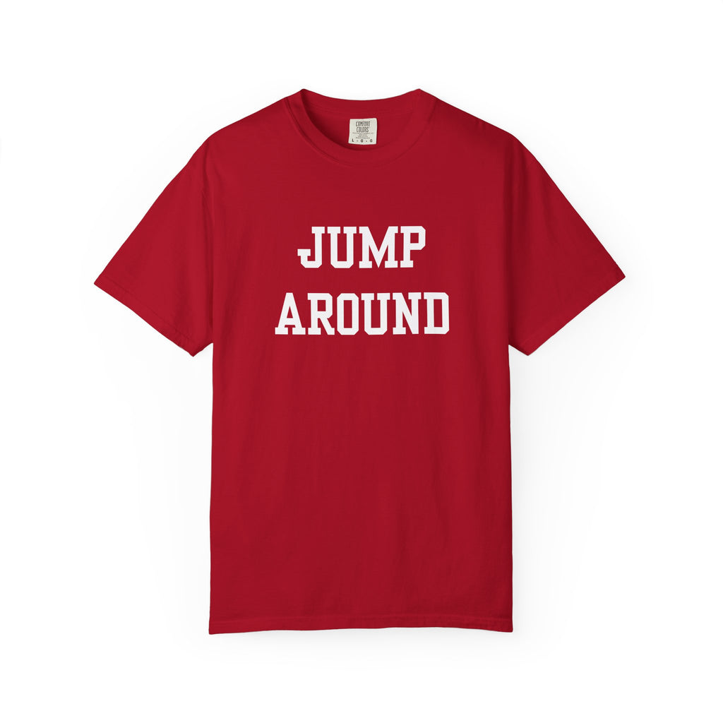 Jump Around T-Shirt — Retro Athletic Graphic Tee
