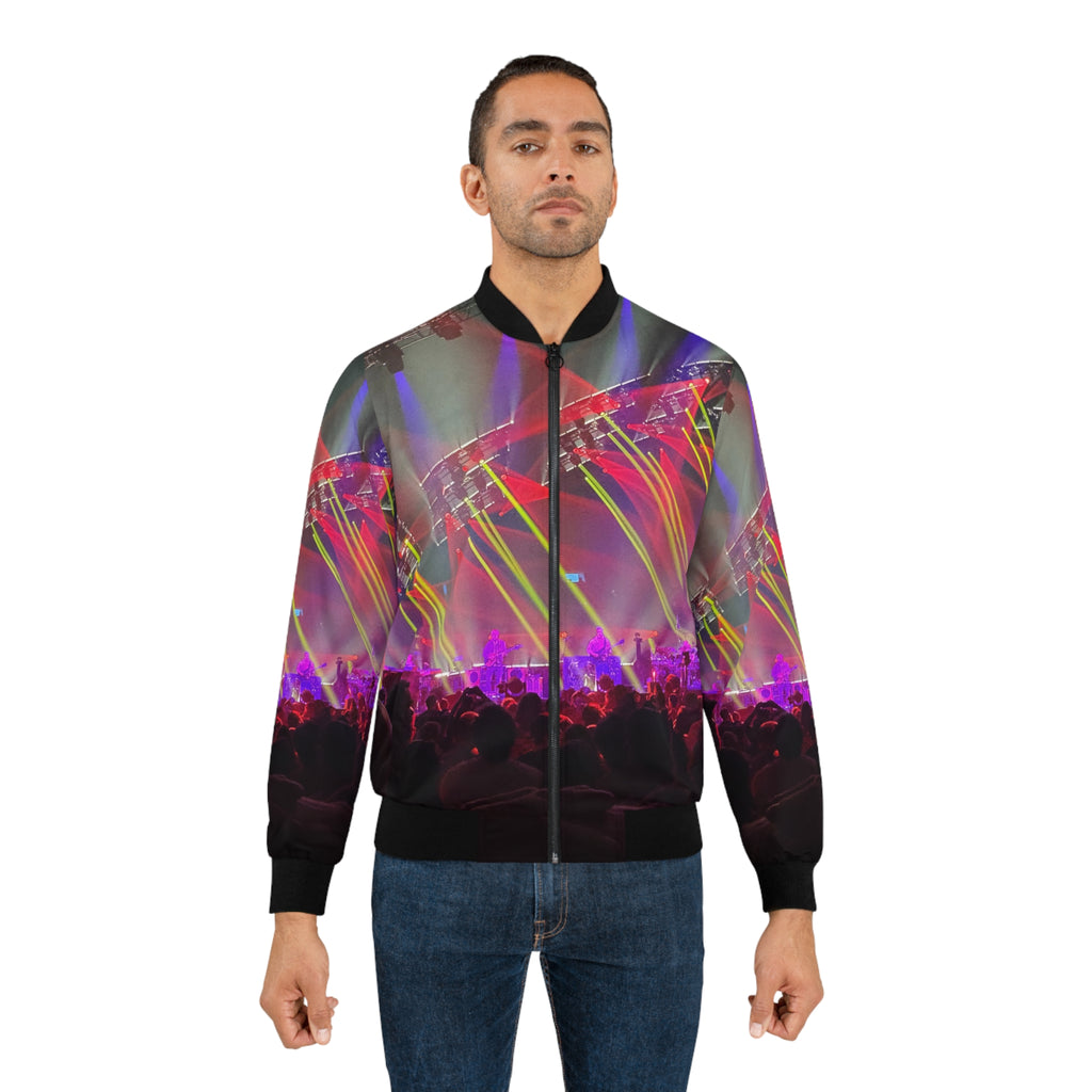 Men's Phish Lights Bomber Jacket (Red)